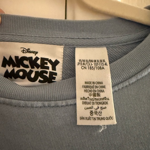 Disney Women's Blue Mickey Mouse Sweater - Picture 3 of 5